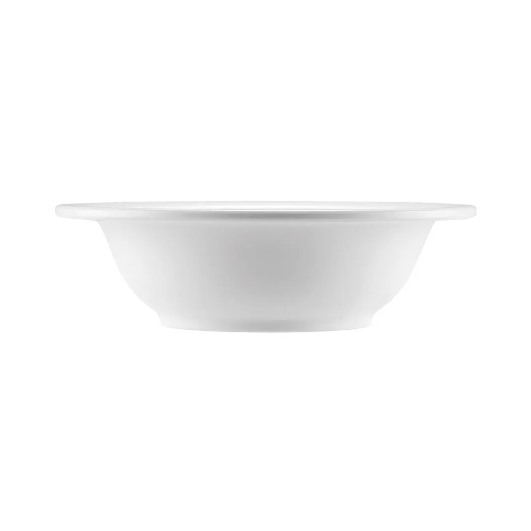 CAC China MLRN-10 Grapefruit Dish, 13 oz (6-5/8″) White Melamine Bowl, Dishwasher Safe - 1 Dozen