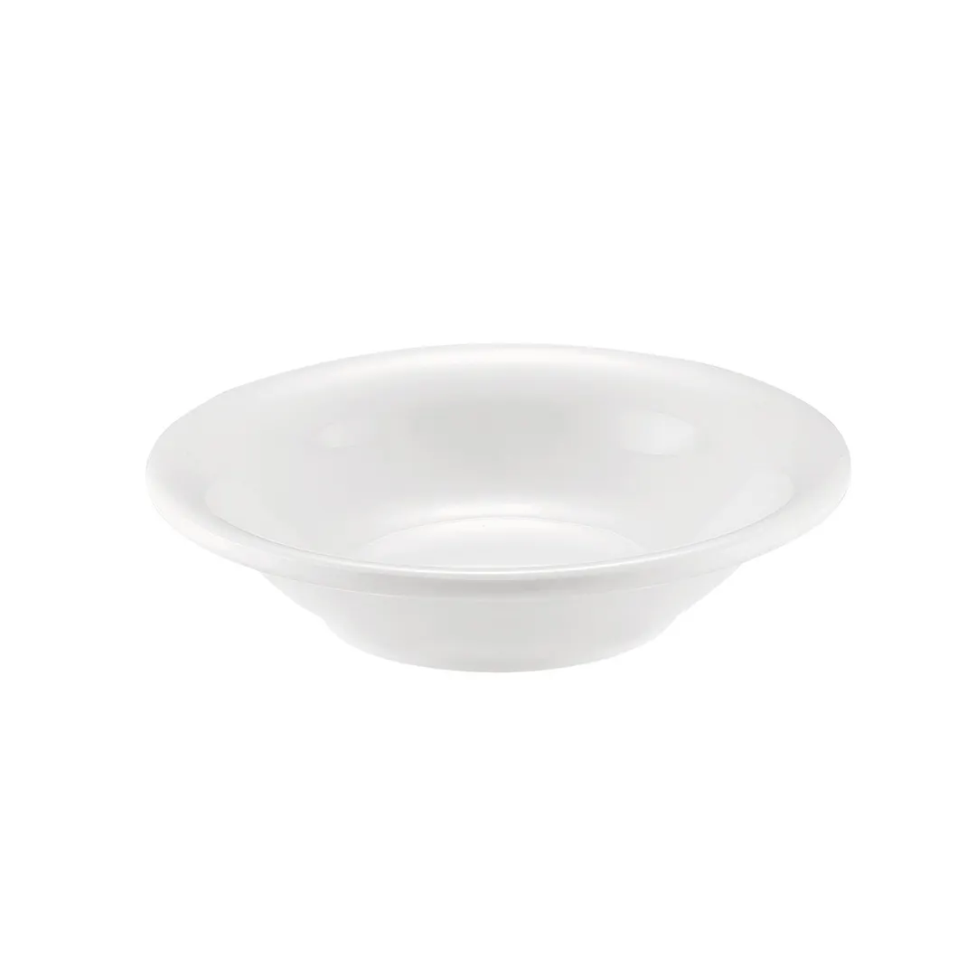 CAC China MLRN-11 Maxwell Fruit Dish, 5 oz (4‑7/8" Dia.), White Melamine, Dishwasher Safe - 1 Dozen