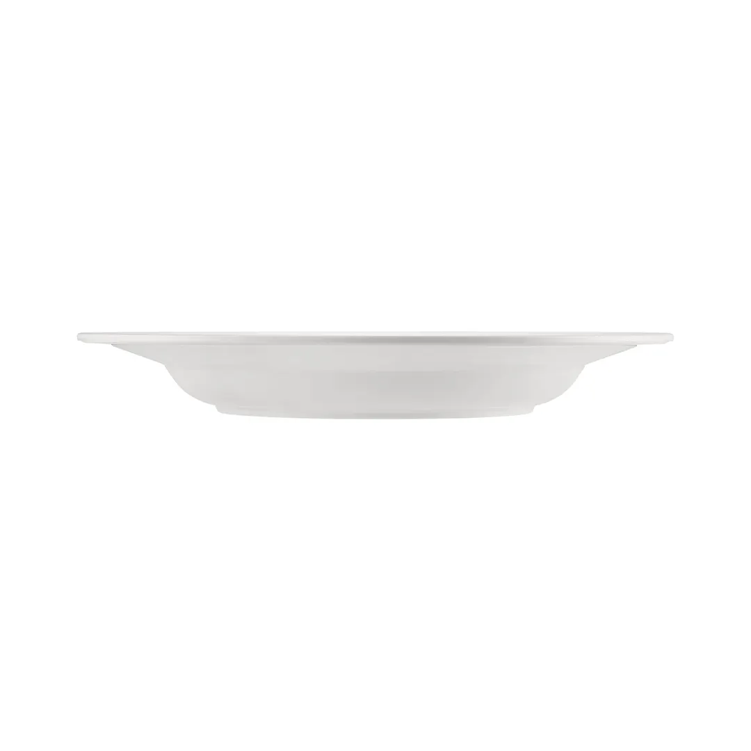 CAC China MLRN-120 - 12" White Melamine Pasta Bowl, 22 oz Capacity, Dishwasher Safe - 1 Dozen