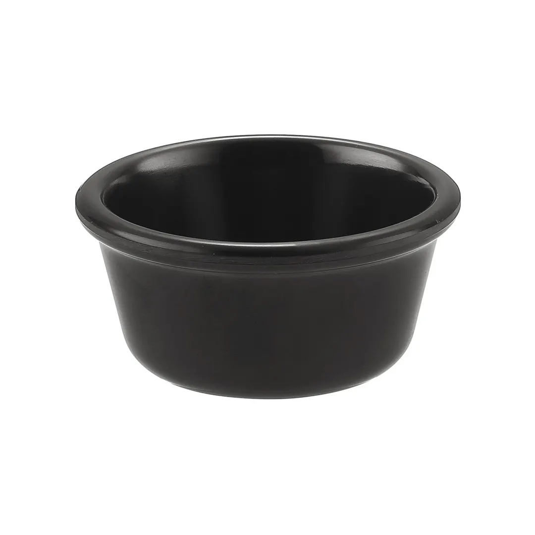 CAC China MRKF-6 Plastic Ramekin, 6 oz (3-7/8" Dia) White Melamine, Dishwasher Safe - 1 Dozen