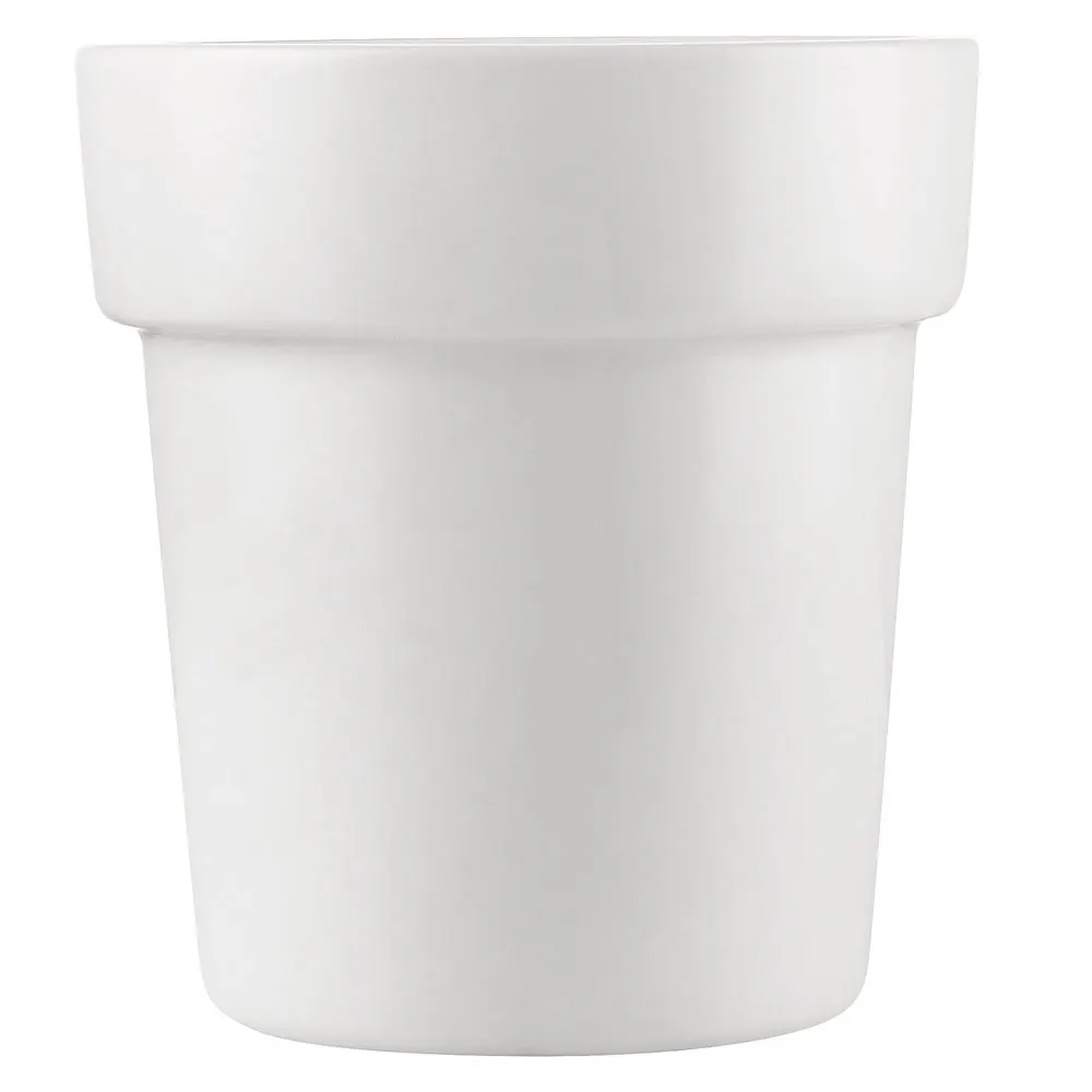 CAC China MX-JR337 Porcelain Jar, 7" Dia x 8" H, 99-3/4 oz (2.95 L) Super White, Oven Microwave Safe