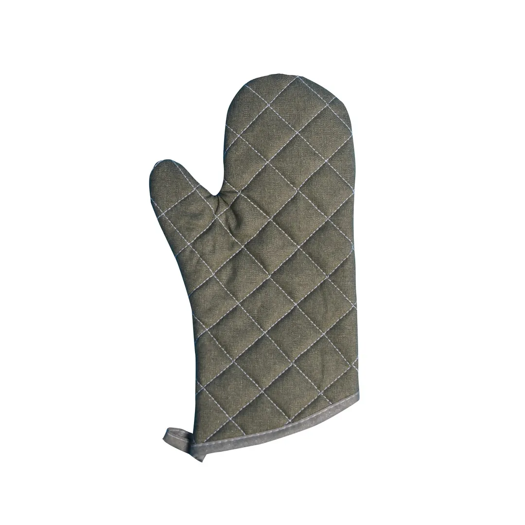 CAC China OMF2-13F Oven Mitt – 13" Uncoated 100% Cotton, Flame‑Resistant to 400°F (205°C), Textile