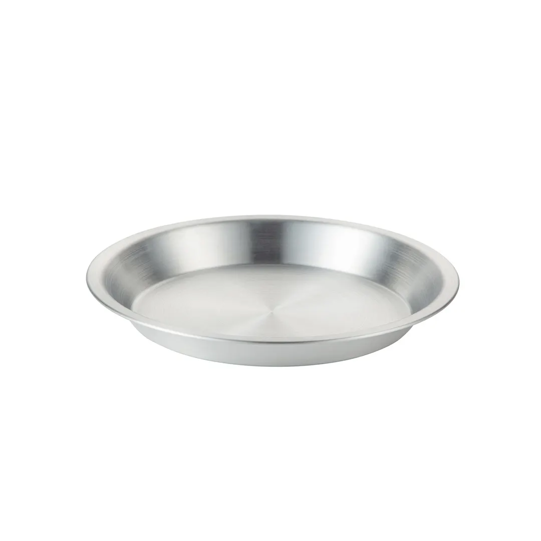CAC China PIPA-9 Pie Pan, 9" Diameter, 1" to 1-1/4" Depth, Heavy‑Duty Aluminum Construction