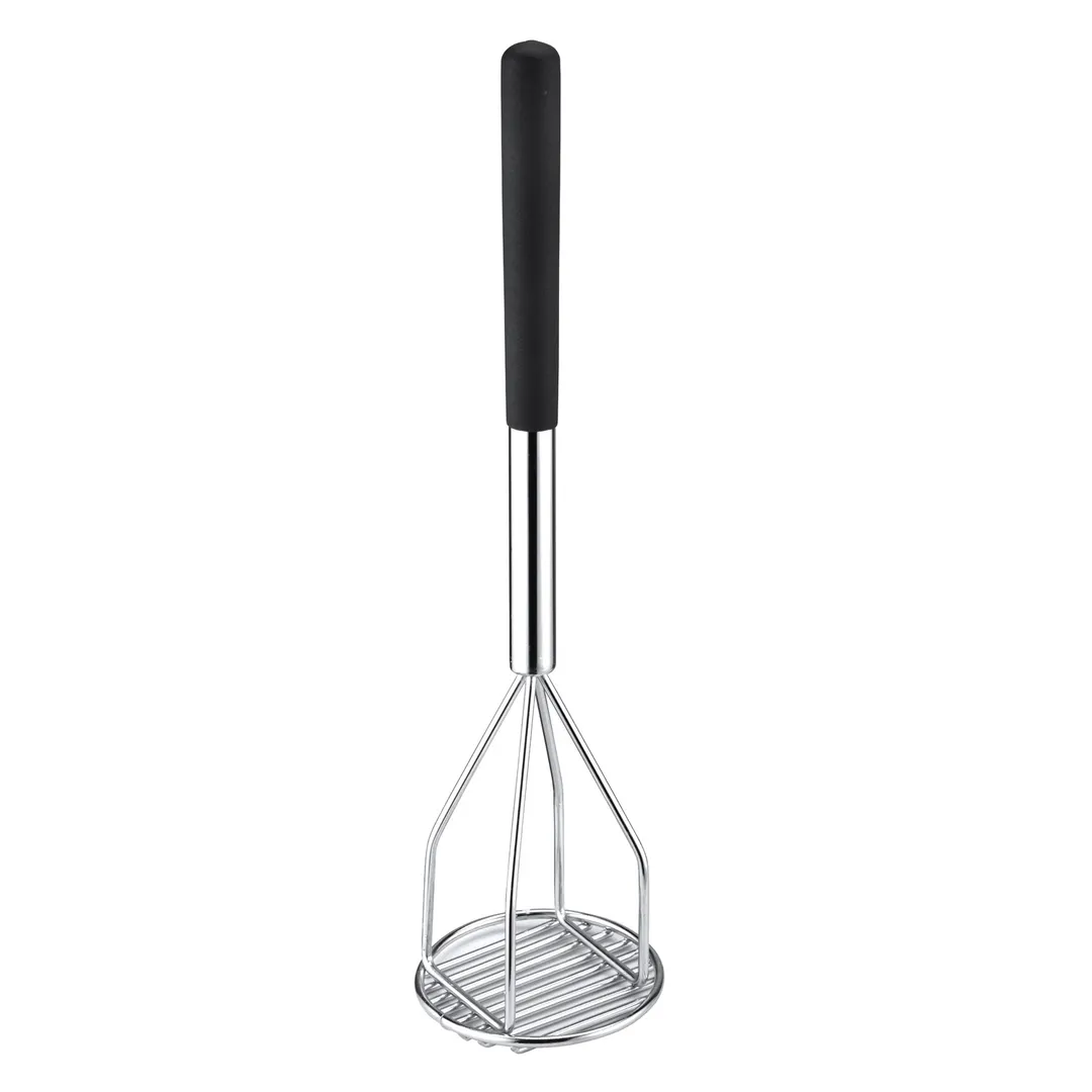 CAC China PMSP-18R Potato Masher, 4-1/2"dia x 18"H, Round, Plastic Handle