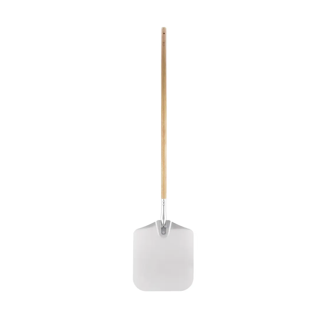 CAC China PPLA-1214D Pizza Peel, 12"x14" Aluminum Blade, 52" Wooden Handle