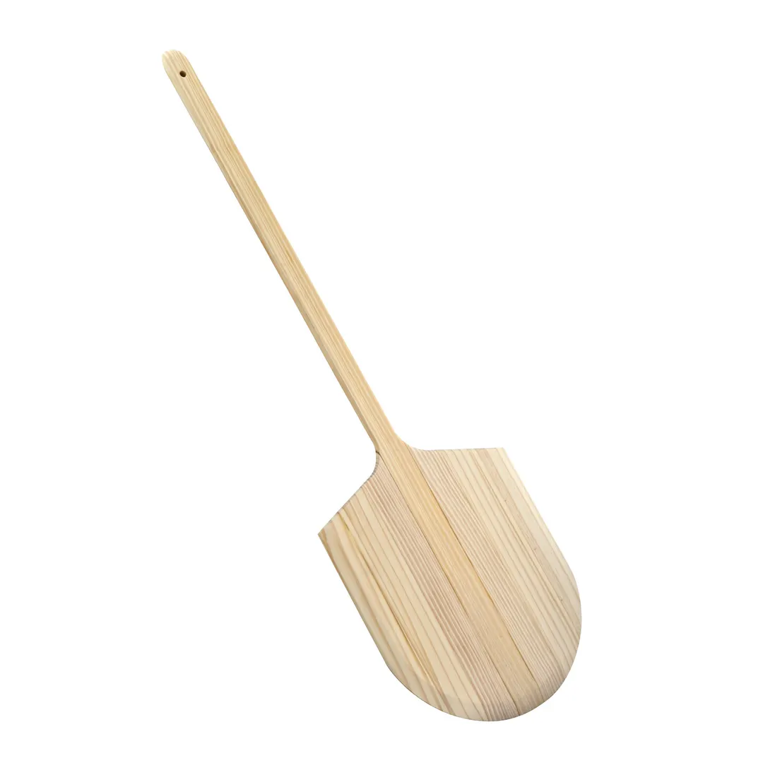 CAC China PPLW-1415C Pizza Peel, 36"W, 14"x15", Wooden Handle, Stainless Steel Blade