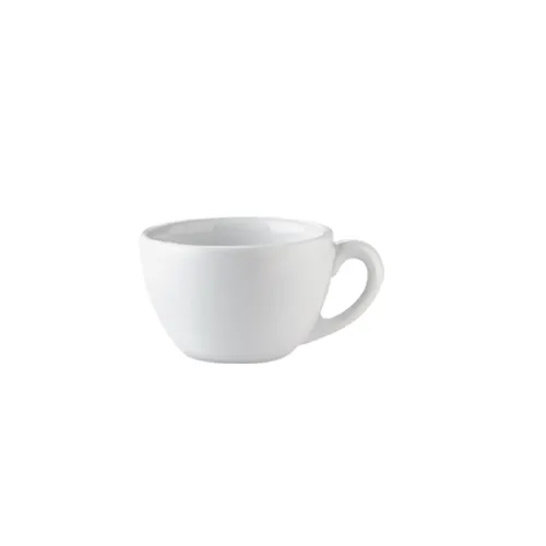 CAC China RCN-302 Clinton Demitasse Cup, 2 oz (2‑1/2" Dia x 1‑1/2" H), Porcelain, Safe - 1 Dozen
