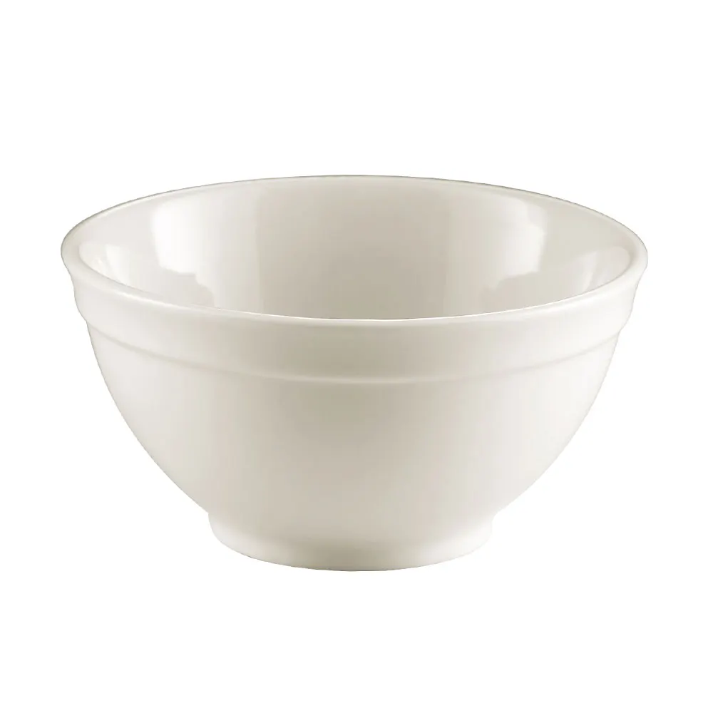 CAC China RCN-B407 32 oz White Porcelain Bowl 7" Dia x 3¼" H Dishwasher Safe - 1 Dozen
