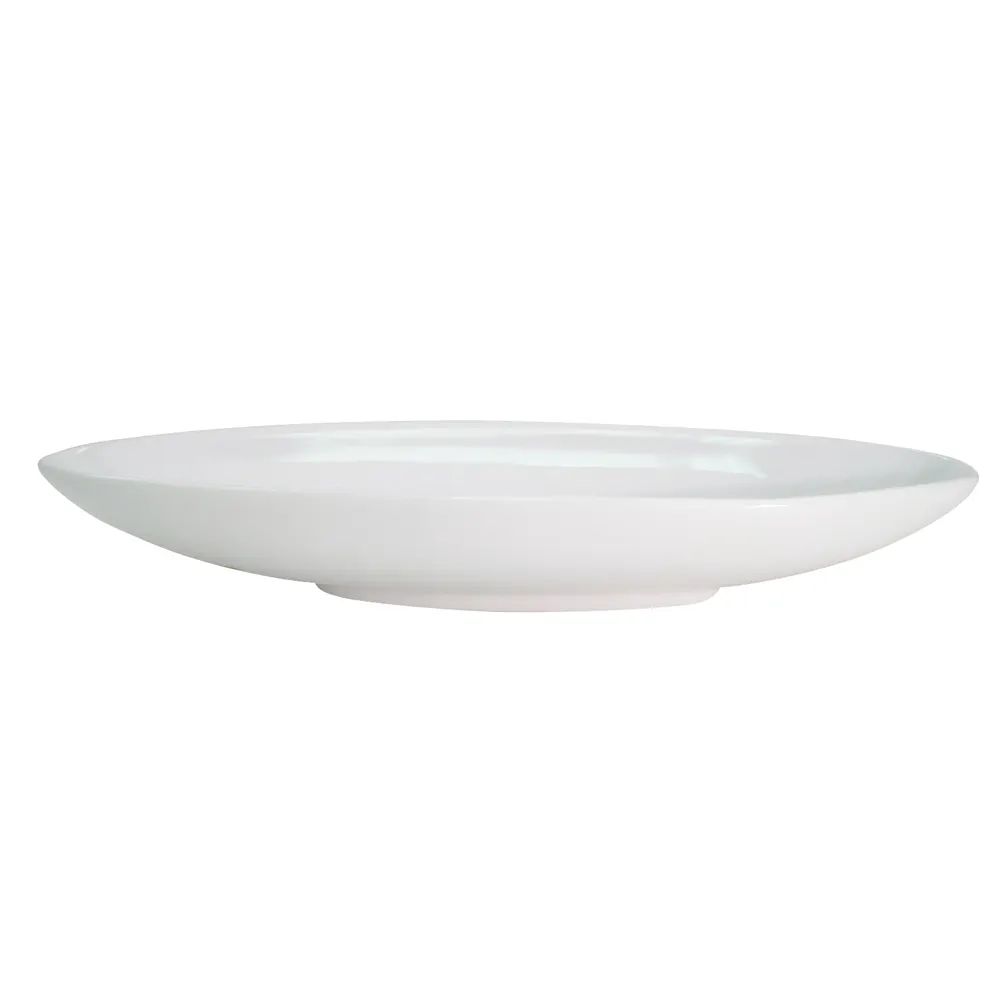 CAC China RCN-B416 - White Oval Bowl, 16" x 5-5/8" x 2-1/2", 32 oz, Dishwasher Safe - 1 Dozen