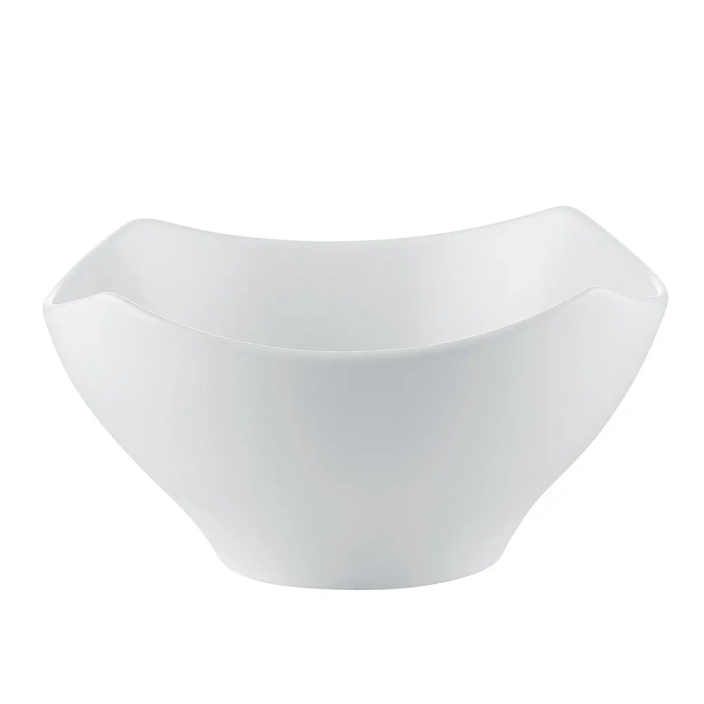 CAC China RCN-NB6 - 26 oz Super White Porcelain Round Bowl, 6½" Dia x 3½" H, Dishwasher Safe - 1 Dozen