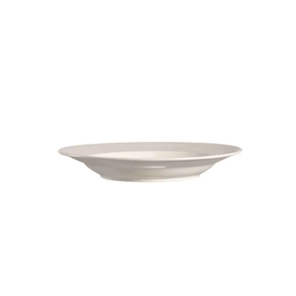 CAC China REC-121 Pasta Bowl, 18 Oz (12" Dia x 1-3/4" H), Round Stoneware, Dishwasher Safe - 1 Dozen