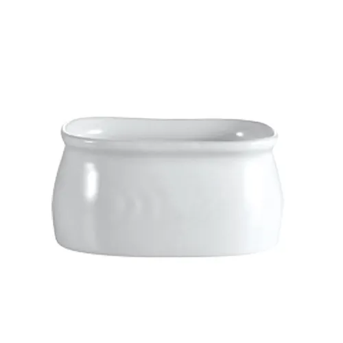 CAC China RSV-HSP - Sugar Packet Holder 3.75"Lx2.75"Wx1.88"H Porcelain White Safe - 1 Dozen