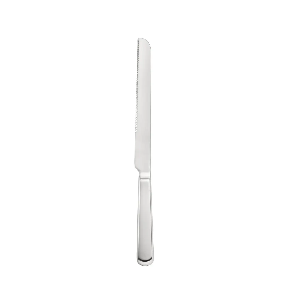 CAC China SBFH-KS13 Serrated Carving Knife, 13-7/8"L, Stainless Steel, Mirror Finish, Hollow Handle