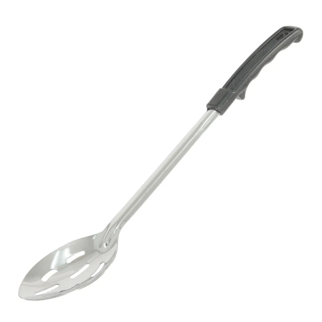 CAC China SBSL-13BH Basting Spoon, 13" Long, Slotted, Bakelite Handle, Stainless Steel