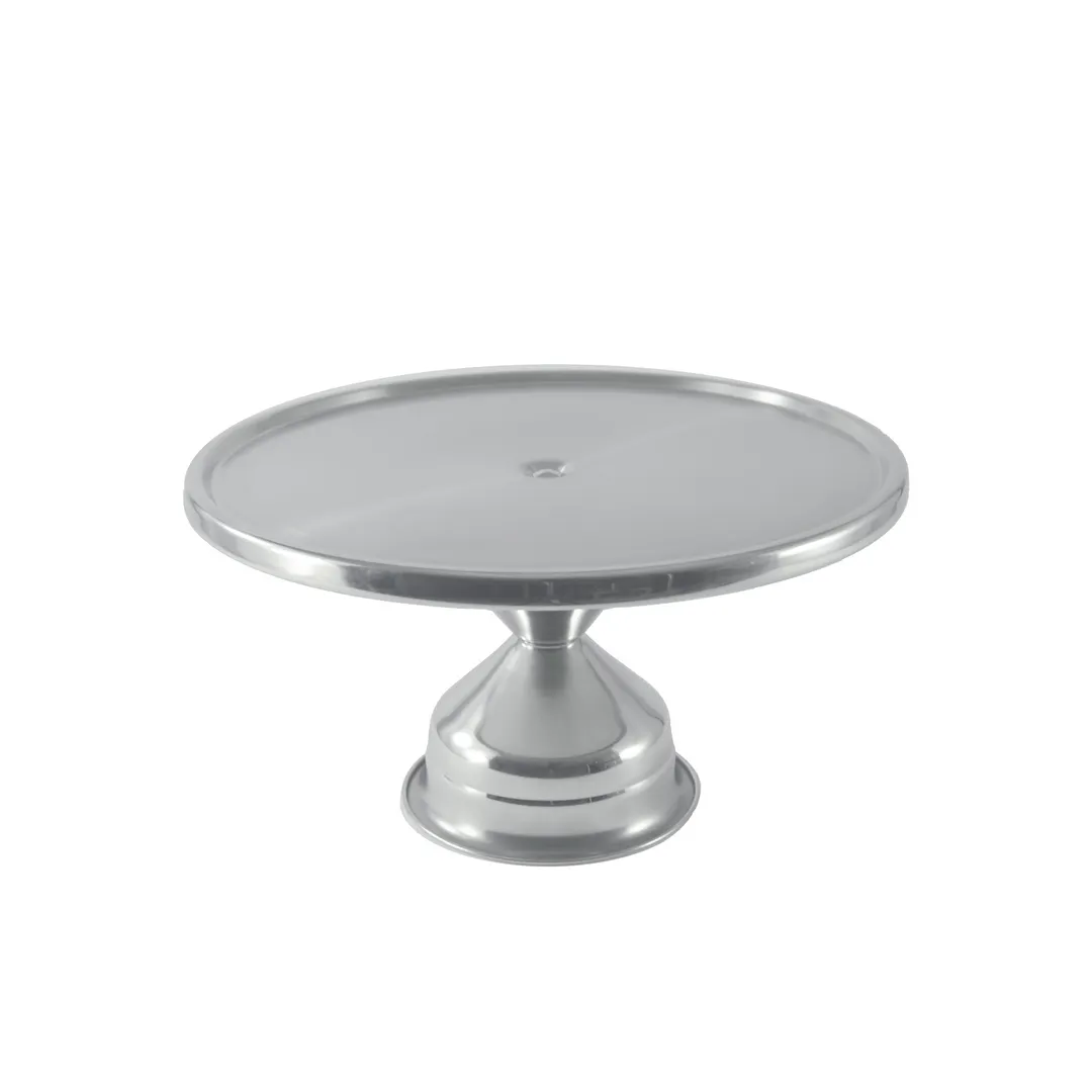 CAC China SCKS-13 - 13" Diameter x 7" Height Stainless Steel Cake and Pie Display Stand