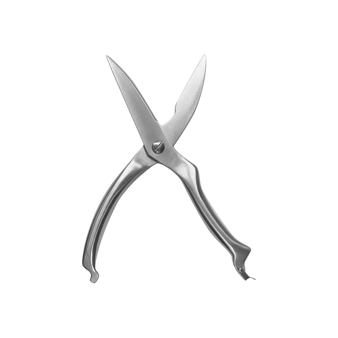 CAC China SHRP-2 Heavy Duty 4" Kitchen Shears, Stainless Steel Blades for Poultry, Precision Cutting