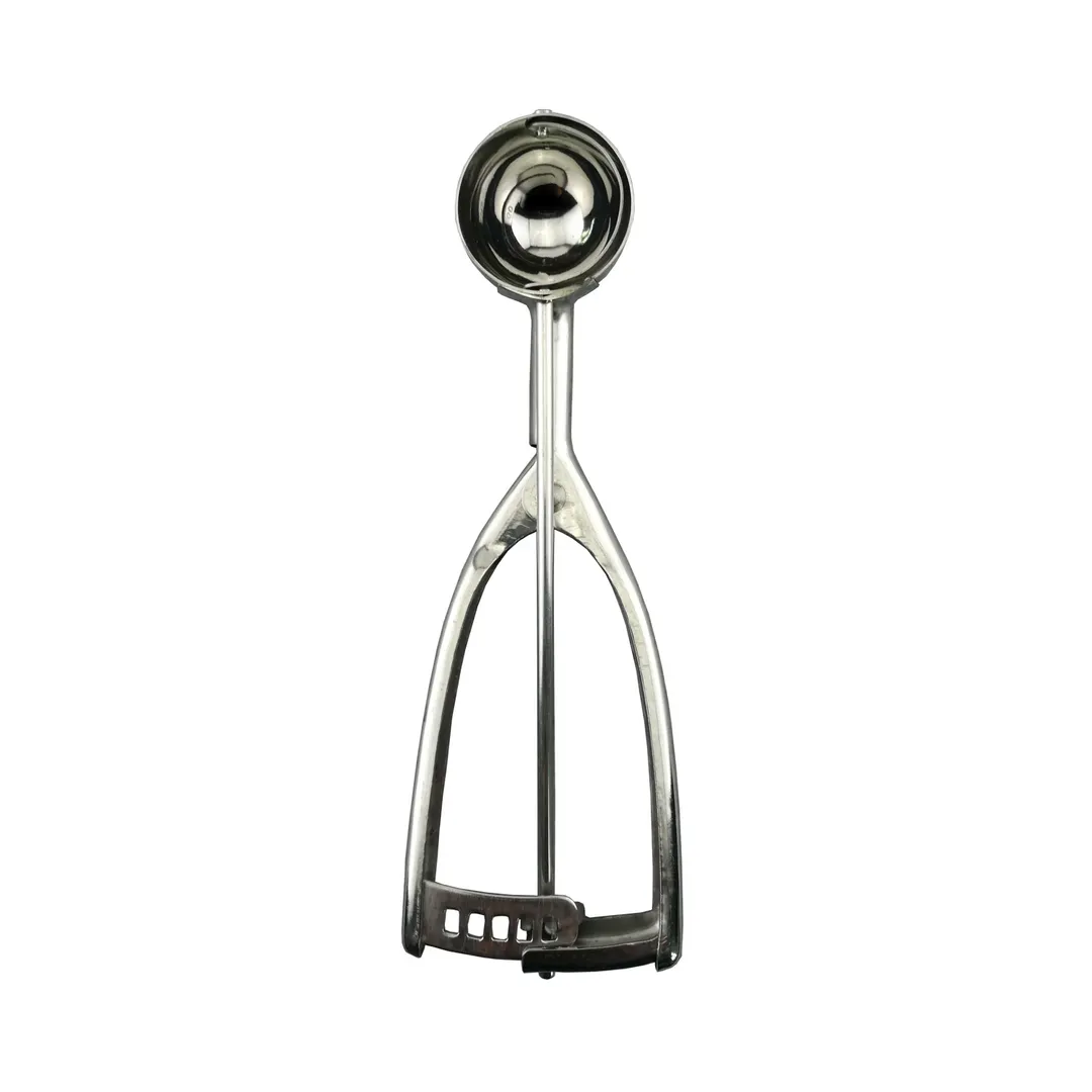 CAC China SICD-60S Squeeze Disher, #60, 0.56 oz., Ambidextrous, Stainless Steel Scoop