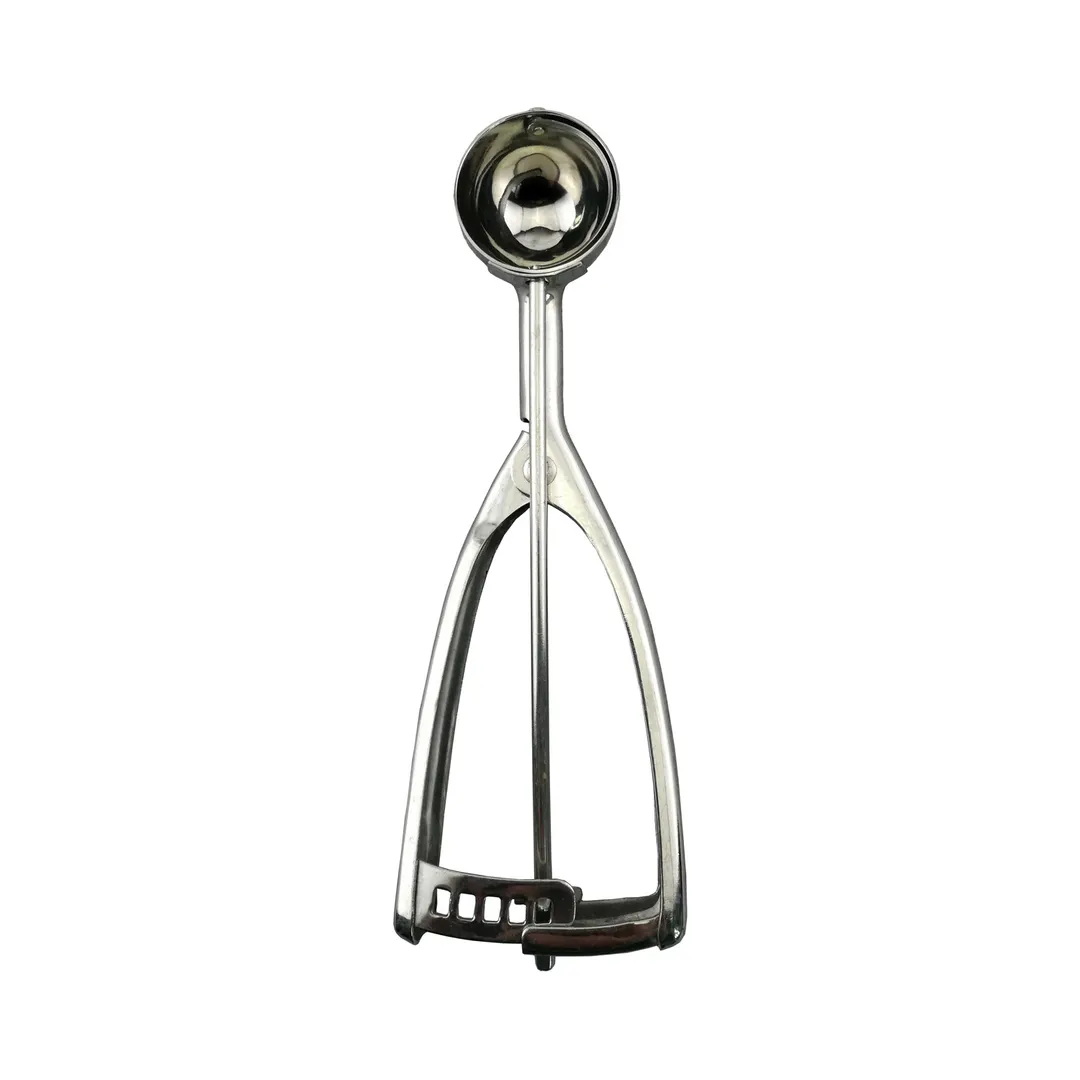 CAC China SICD-70S Squeeze Disher, #70, 0.48 oz., Ambidextrous, Stainless Steel Scoop