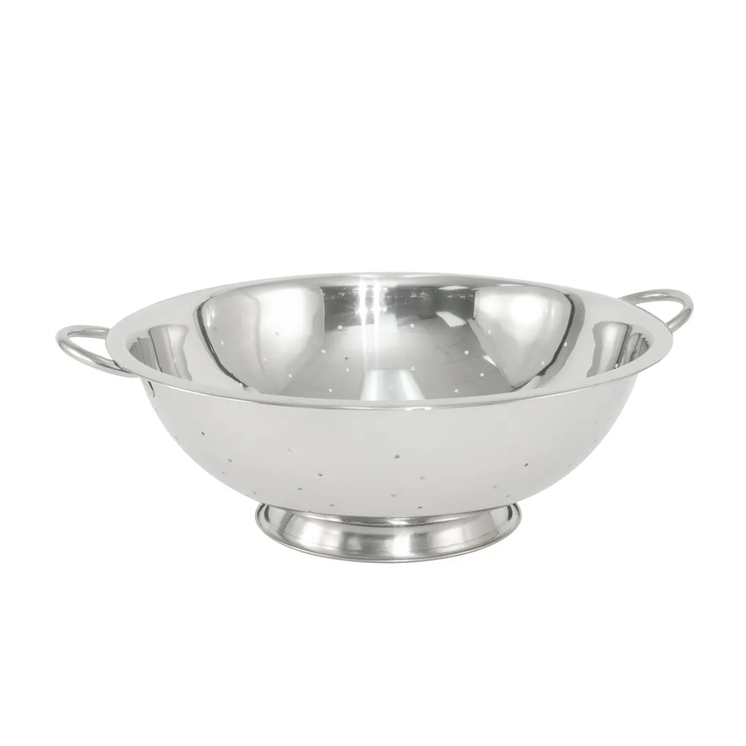 CAC China SMCD-13 Colander, 13 Qt., 16-1/4" Dia. x 4-3/4"H, Stainless Steel