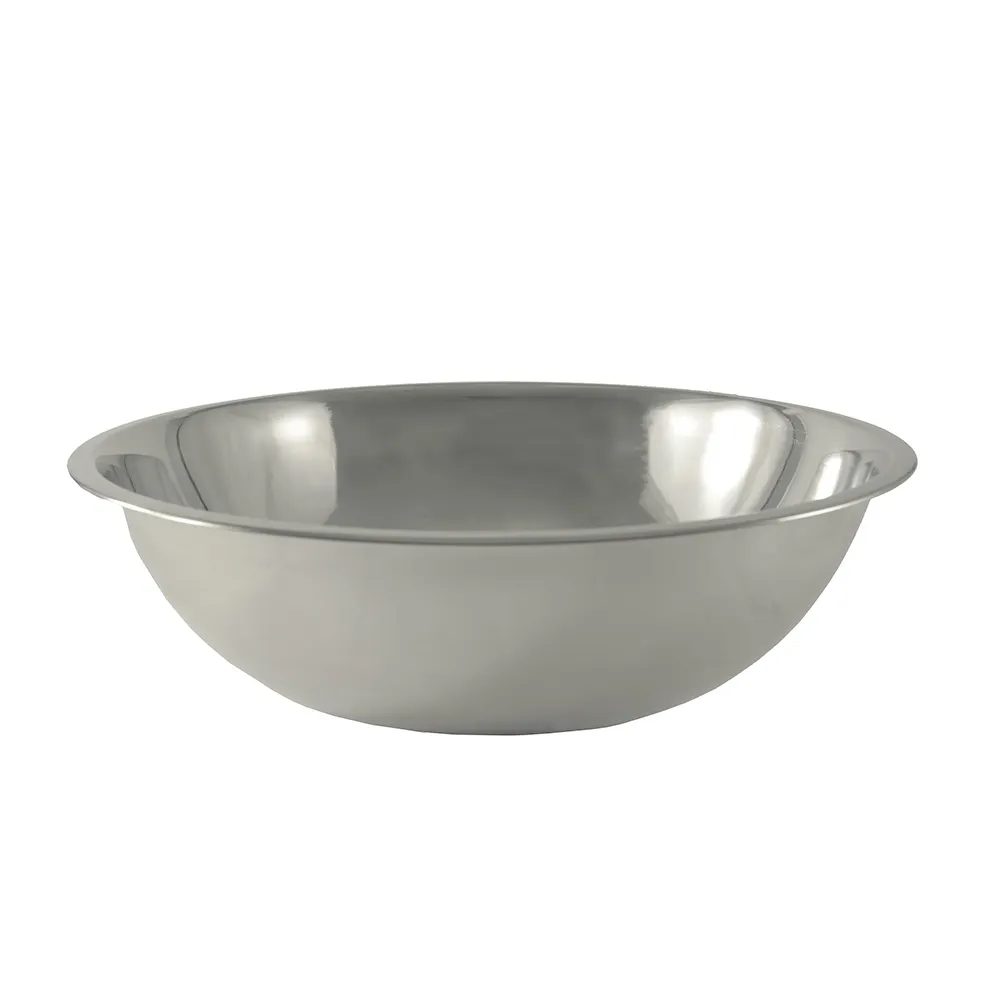 CAC China SMXB-4-2000 Economy Mixing Bowl, 20 qt., 18-7/8"x5-3/4", Stainless Steel