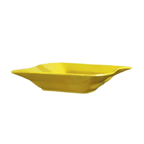 CAC China SOH-125-Y Soho Pasta Bowl, 22 oz, Yellow Ceramic, Dishwasher Microwave Safe - 1 Dozen
