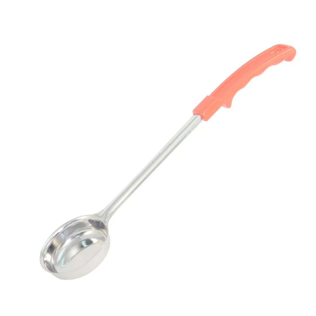 CAC China SPCT-2RD Portion Control Spoon - 2 oz Capacity, Stainless Steel Construction, Red Handle