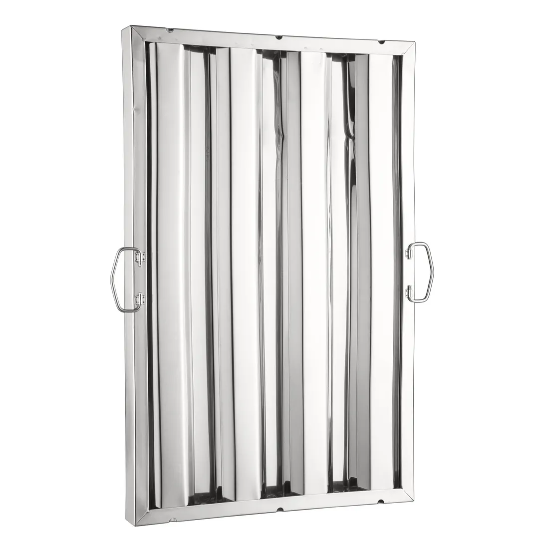 CAC China SRHF-1625 Exhaust Hood Filter, 25" H x 16" W, Stainless Steel Construction, Heavy-Duty Commercial Kitchen Ventilation