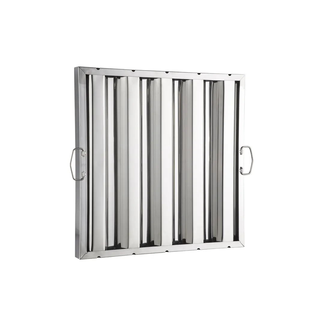 CAC China SRHF-2020 Exhaust Hood Filter, 20" H x 20" W Stainless Steel Construction, Commercial Kitchen