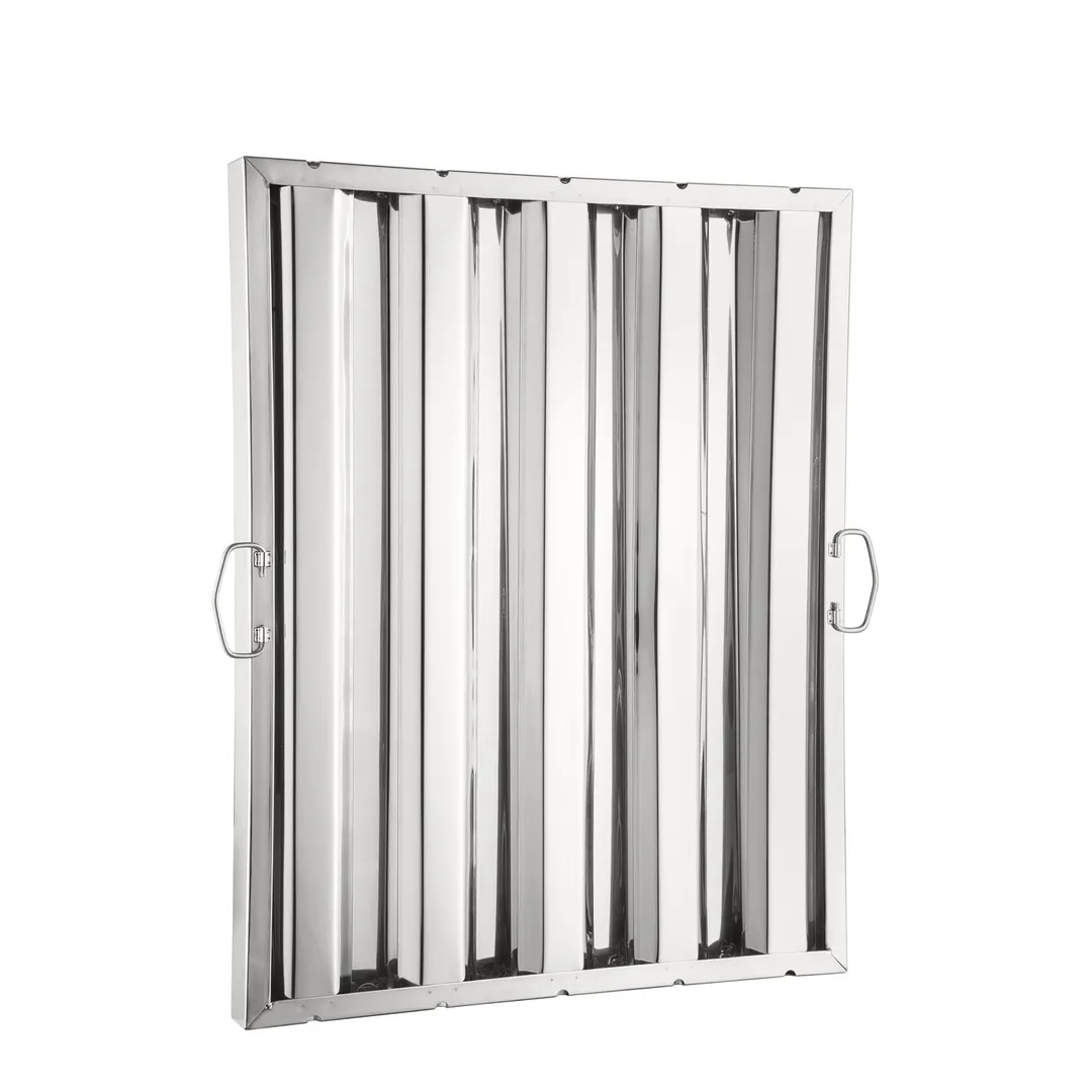 CAC China SRHF-2025 Exhaust Hood Filter, 25" H x 20" W Stainless Steel Construction, Commercial Kitchen