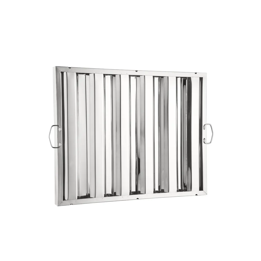 CAC China SRHF-2520 Exhaust Hood Filter, 20" H x 25" W Stainless Steel, Kitchen Grease Removal