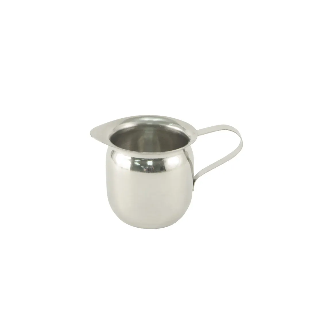 CAC China SSBC-8 Bell Creamer Pitcher, 8 Ounce Stainless Steel, 6‑8 Oz Capacity, Polished Finish