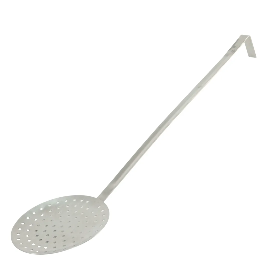 CAC China SSKM-45 Skimmer, 17.75" OAL, 4.5" Dia. Bowl, Coarse Mesh, Stainless Steel