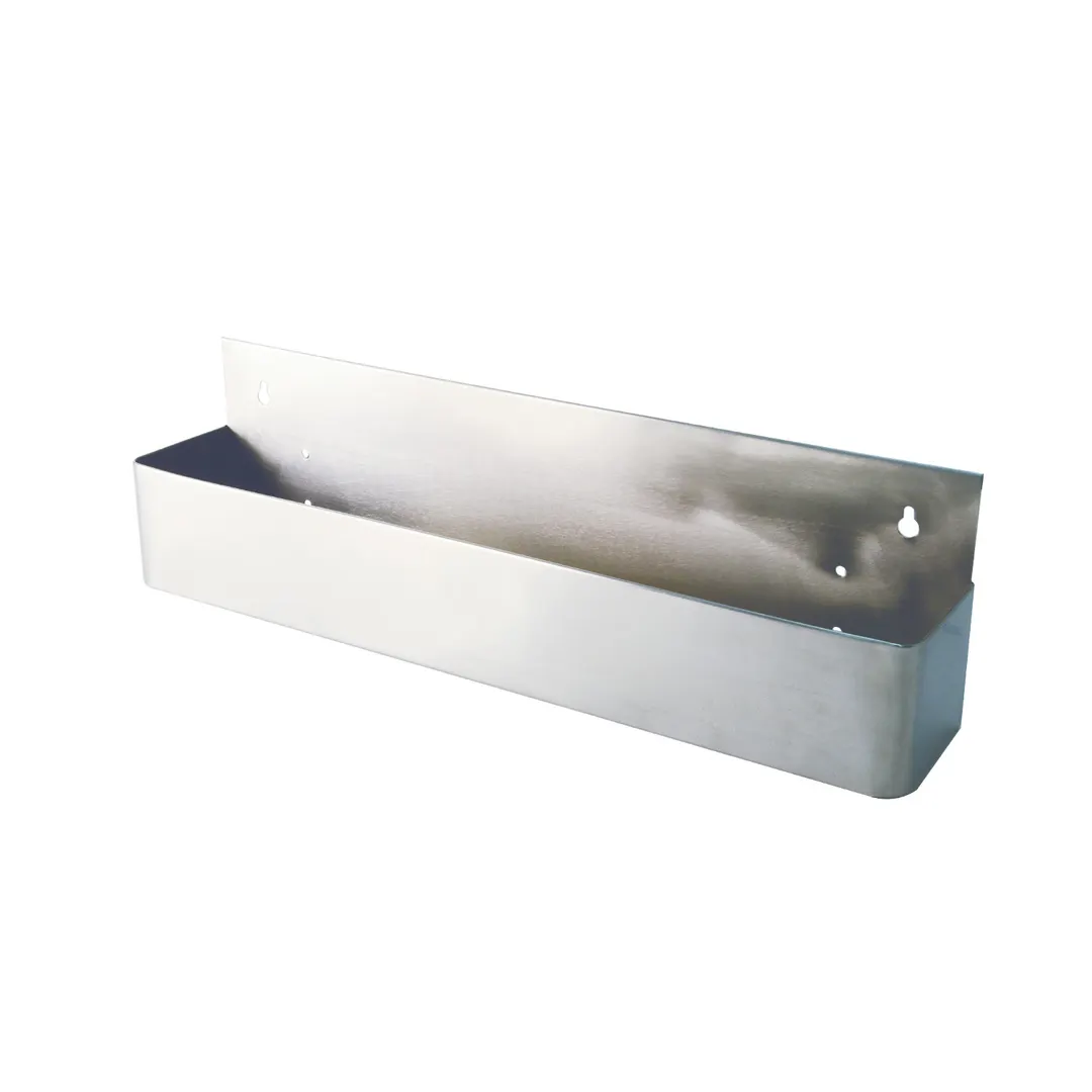 CAC China SSRH-22S Speed Rail - 22" 1-Tier Heavy-Duty Stainless Steel, Keyhole Mount, Single Style