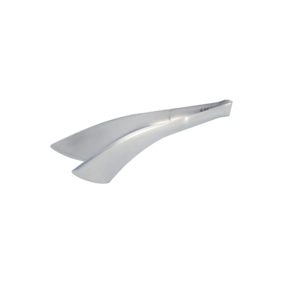 CAC China STG1-11 Serving Tongs, 10-1/2"L, One-Piece, 18/8 Stainless Steel, Satin Finish