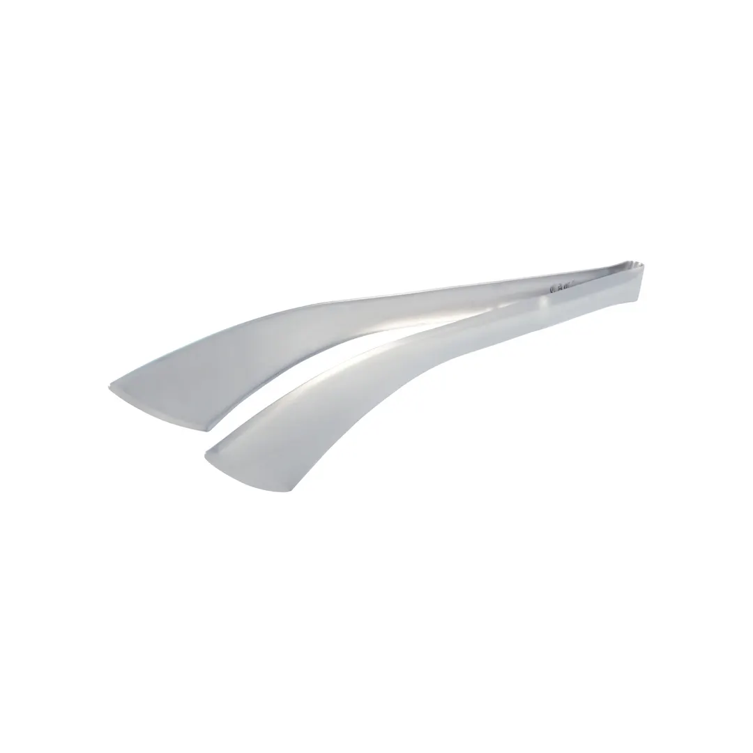 CAC China STG1-14 Serving Tongs, 13-5/8"L, One-Piece, 18/8 Stainless Steel, Satin Finish