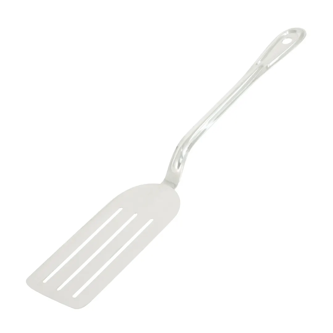 CAC China STNR-14L Stainless Steel Slotted Turner, 14"L, Stainless Steel Handle