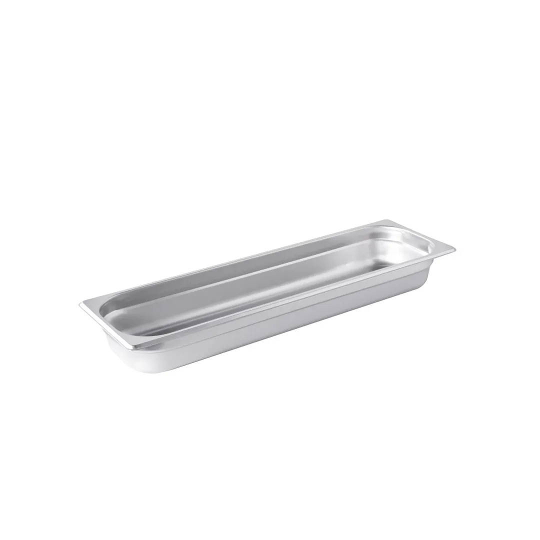 CAC China STPHL-25-2 Steam Table Pan, 1/2-Size Long, 2-1/2" Deep, Anti-Jam & Stacking Lug, NSF