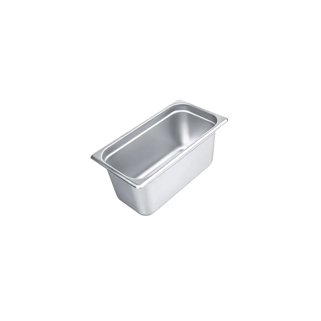 CAC China STPT-22-6 Stainless Steel Steam Table Pan, 1/3-size, 6" Deep, 22 Gauge, NSF