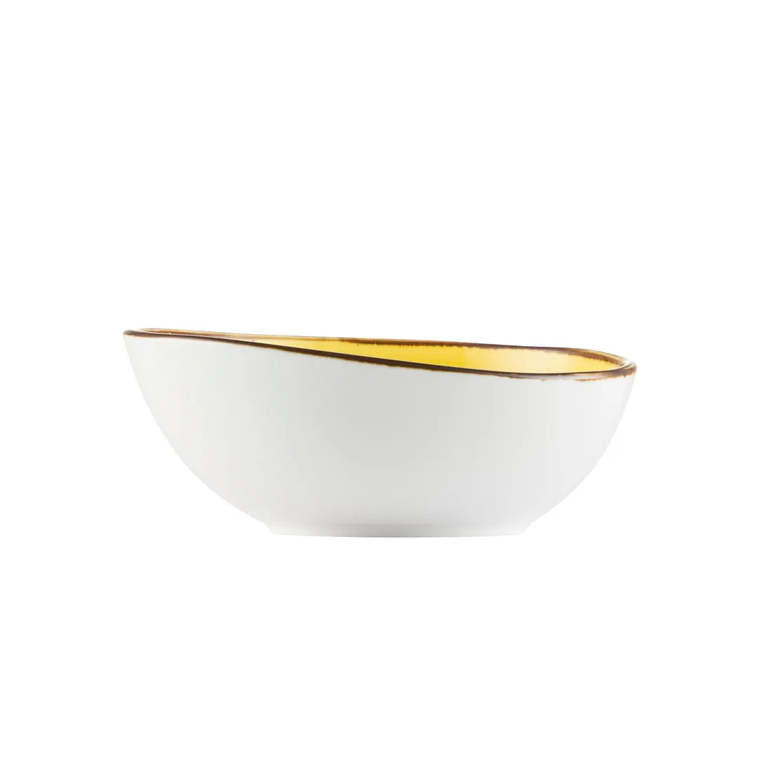 CAC China TUS-B7-SFL - Tucson 20‑oz Round Soup Bowl 7½" x 6¾" x 2⅝" Porcelain Glaze Safe - 1 Dozen
