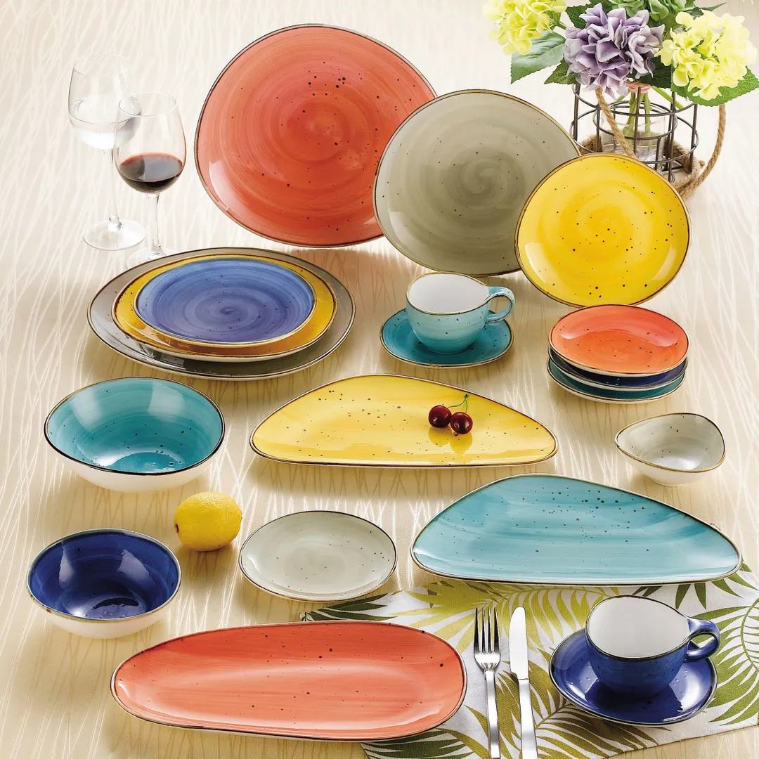 CAC China TUS-B7-TQS - Tucson 20oz Round Soup Bowl, Turquoise Porcelain Glaze - 1 Dozen