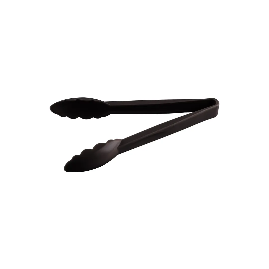 CAC China UTKU-9BK Utility Tongs, 9" Length, Plastic Construction, Black Finish