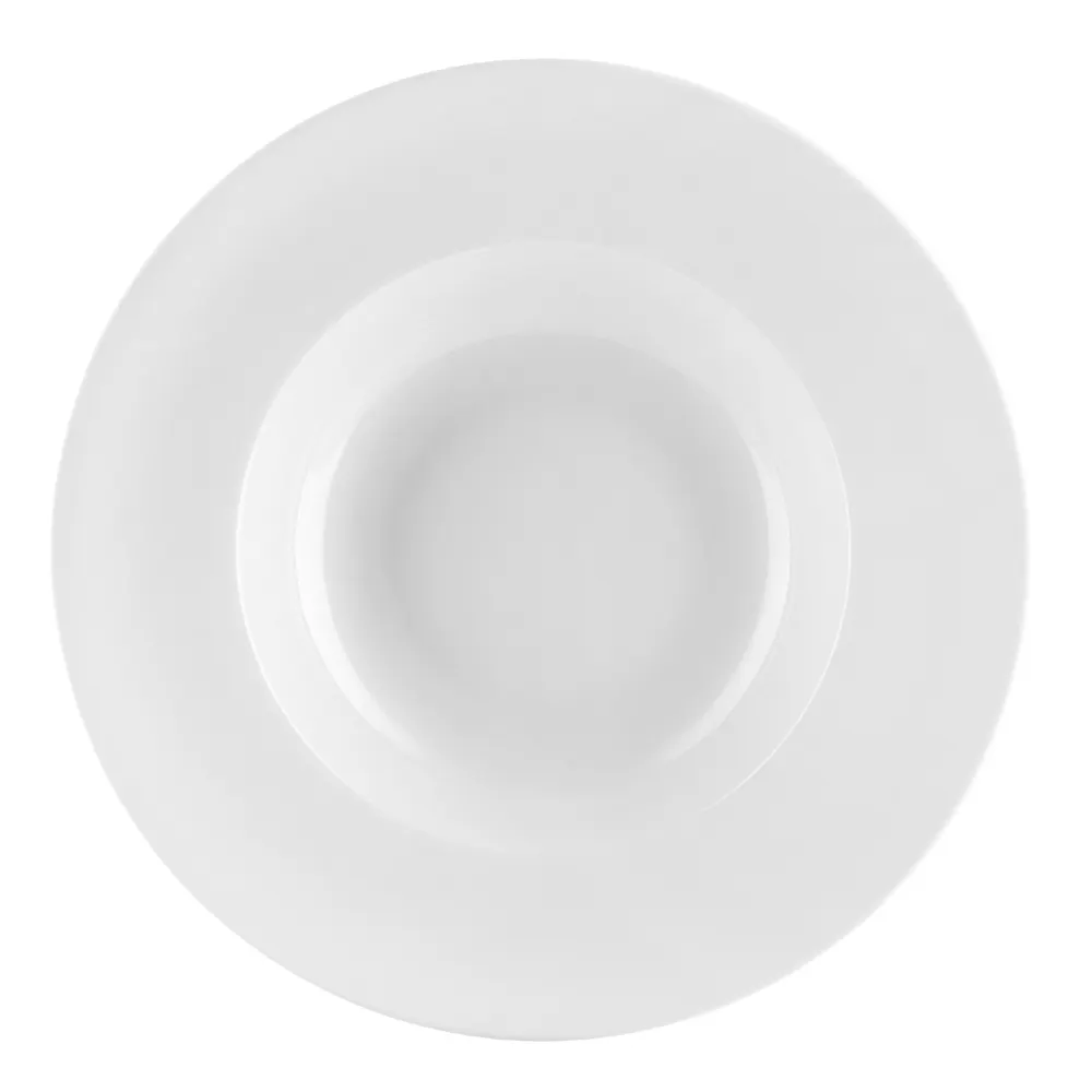 CAC China UVS-230 - Pasta Bowl, 12" Dia x 2½" H, 20 oz, Porcelain, Super White - 1 Dozen