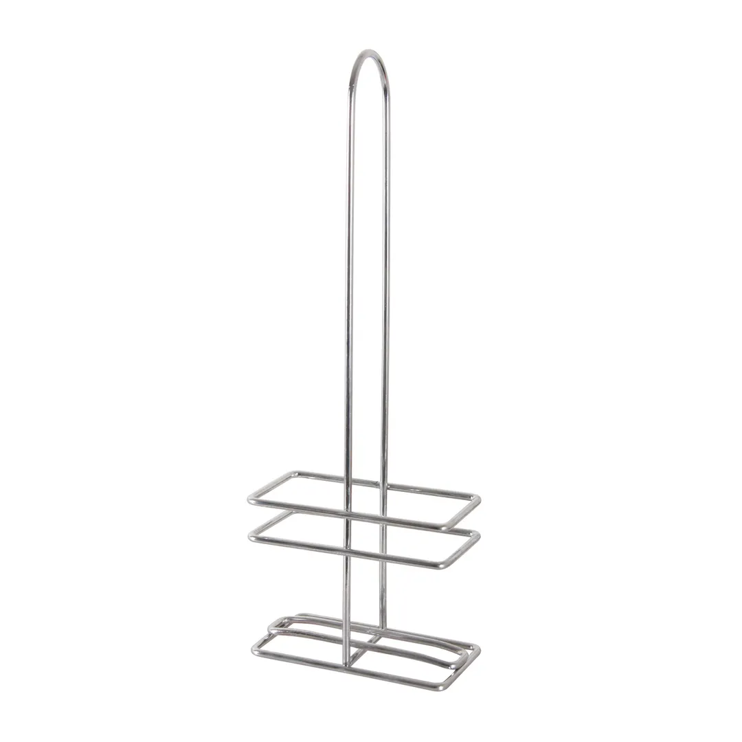 CAC China W4RK-16 Chrome Rack for 16 oz W3SQ-16BT Oil and Vinegar Cruet, Finish, Counter Organizer