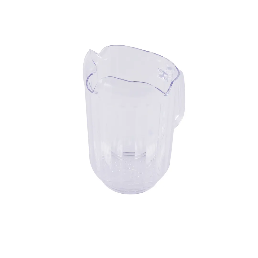CAC China WP3S-60C - 60 Oz Polycarbonate Water Pitcher, 3‑Spout, NSF Certified, 32‑63 Oz Capacity