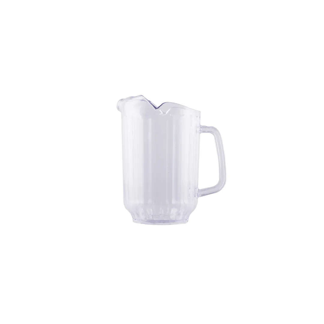 CAC China WPBV-60C 60‑Oz Polycarbonate Water Pitcher with Handle, NSF Certified, 1‑Spout, 32‑63 Oz