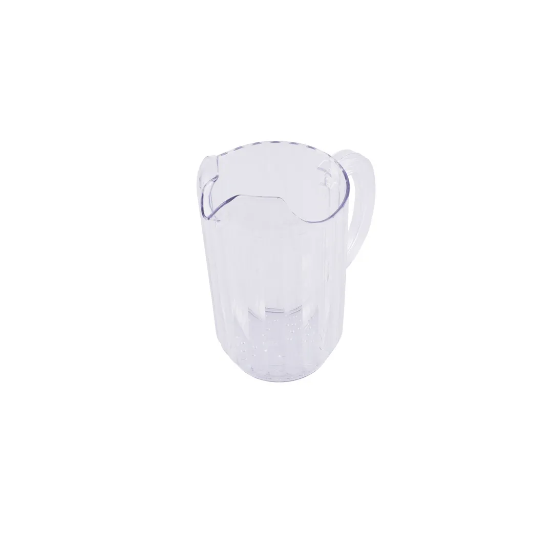 CAC China WPBV-32C Water Pitcher, 32 Oz Clear Polycarbonate, 1‑Spout with Handle, NSF Certified