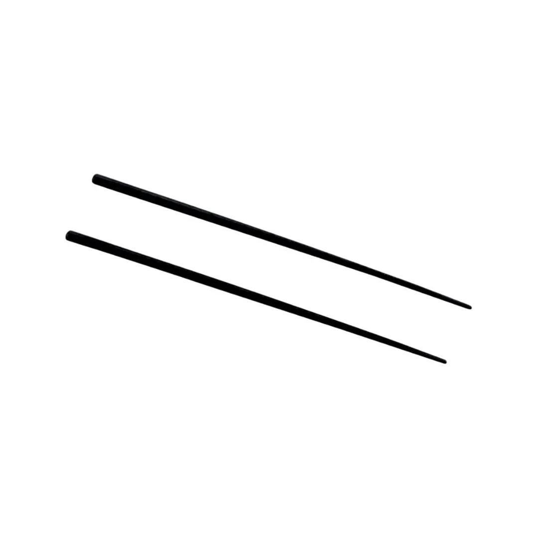 GET CP-23-BK - 9" Black Plastic Chopsticks, Dining Utensils, Durable Lightweight Design - 1/Case