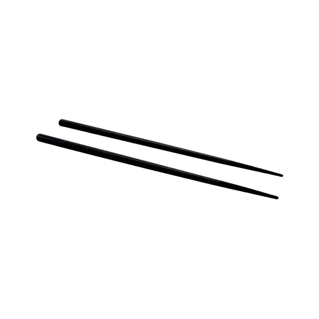 GET CP-23-BK - 9" Black Plastic Chopsticks, Dining Utensils, Durable Lightweight Design - 1/Case