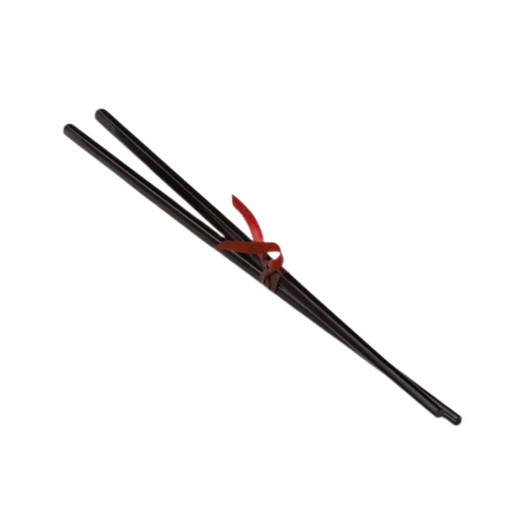 GET CP-23-BK - 9" Black Plastic Chopsticks, Dining Utensils, Durable Lightweight Design - 1/Case