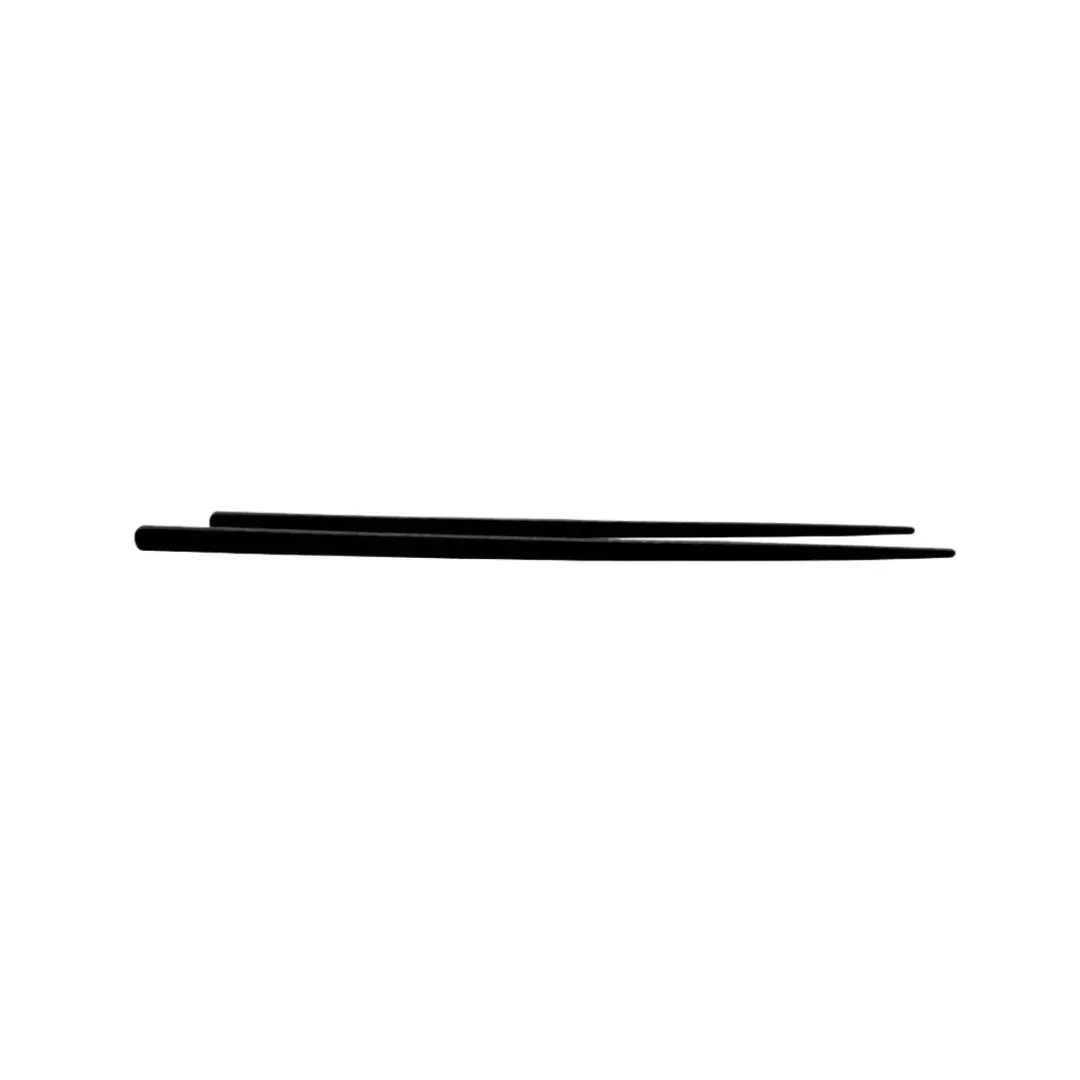 GET CP-23-BK - 9" Black Plastic Chopsticks, Dining Utensils, Durable Lightweight Design - 1/Case